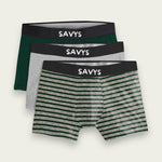 Men Printed Boxershort Underwear (Pack of 3) - Savys - 
