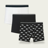 Men Printed Boxershort Underwear (Pack of 3) - Savys - 