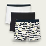 Men Printed Boxershort Underwear (Pack of 3) - Savys - 