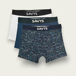 Men Printed Boxershort Underwear (Pack of 3) - Savys - 