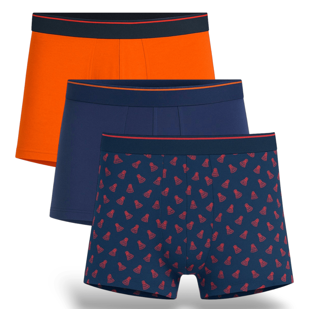 Men Printed Boxershort Underwear (Pack of 3) - Savys - 