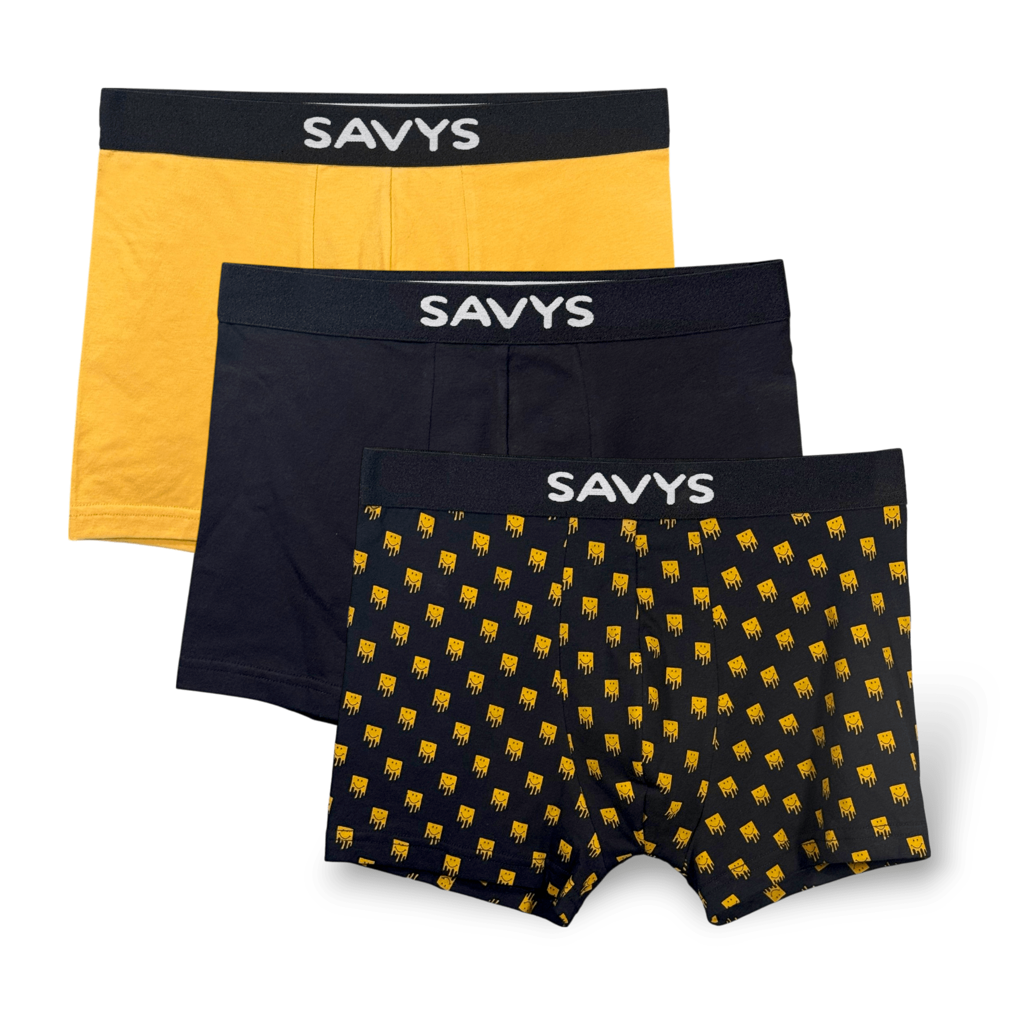 Men Printed Boxershort Underwear (Pack of 3) - Savys - 