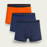 Men Printed Boxershort Underwear (Pack of 3) - Savys - 