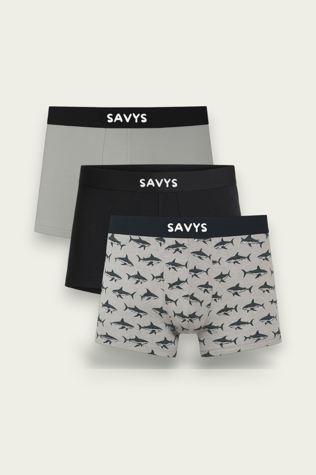 Men Printed Boxershort Underwear (Pack of 3) - Savys - 