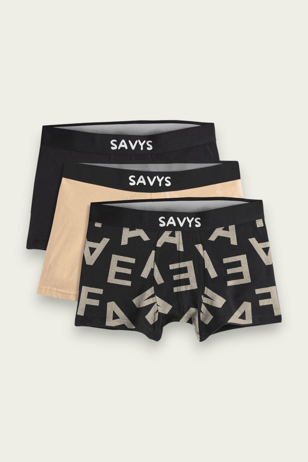 Men Printed Boxershort Underwear (Pack of 3) - Savys - 