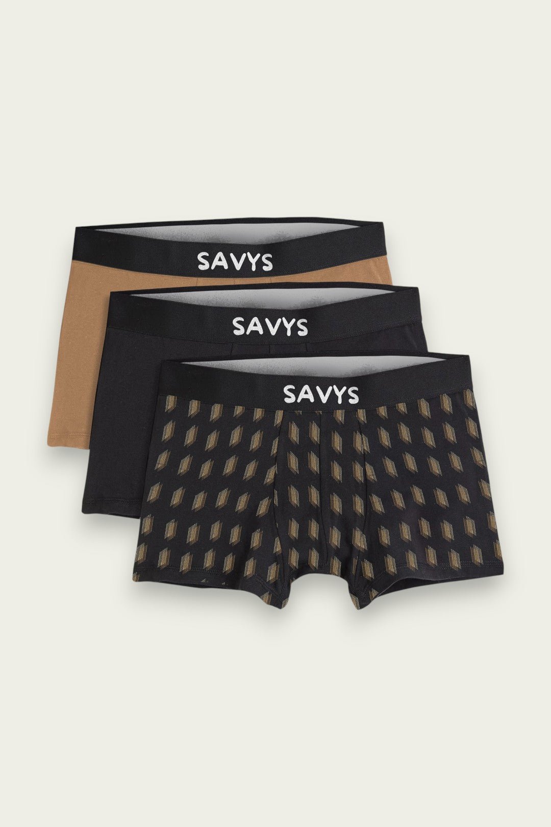 Men Printed Boxershort Underwear (Pack of 3) - Savys - 