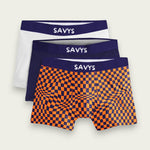 Men Printed Boxershort Underwear (Pack of 3) - Savys - 