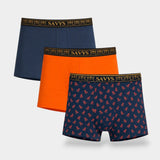 Men Printed Boxershort Underwear (Pack of 3) - Shuttle - Savys Retail - 