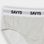 Men Printed Brief Underwear (Pack of 3) - Olive Stripe - Savys Retail - 