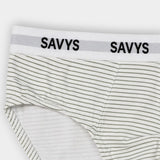 Men Printed Brief Underwear (Pack of 3) - Olive Stripe - Savys Retail - 