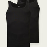 Men Ribbed Tank Top (Pack of 2) - Savys - 