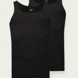 Men Ribbed Tank Top (Pack of 2) - Savys - 