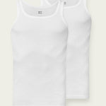 Men Ribbed Tank Top (Pack of 2) - Savys - 