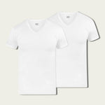 Men V Neck Undershirt (Pack of 2) - Savys - 