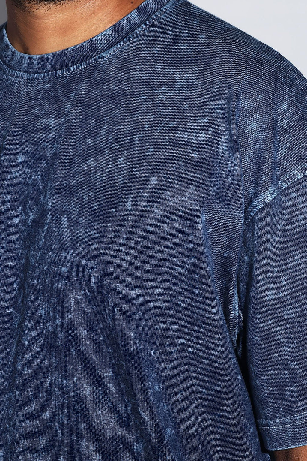 Navy Thermopol Washed Oversized Tee - Savys - 