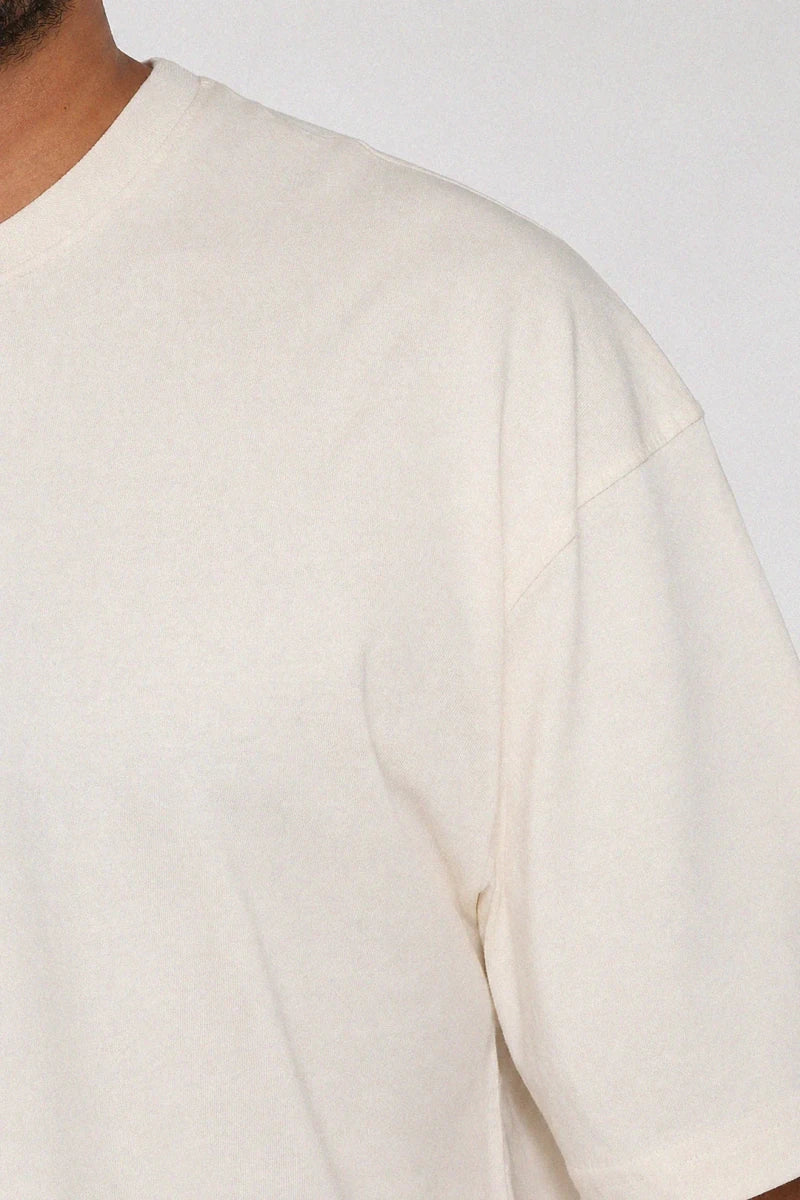 Oversized T Shirt - Antique White - Savys Retail -