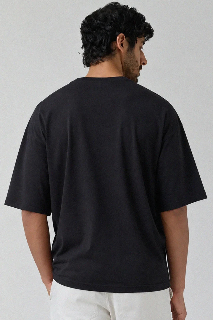 Oversized T Shirt - Black - Savys Retail -