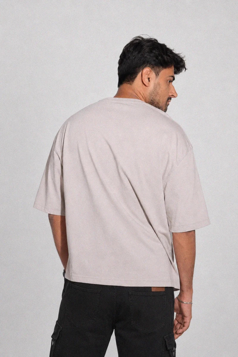Oversized T Shirt - Dove - Savys Retail -