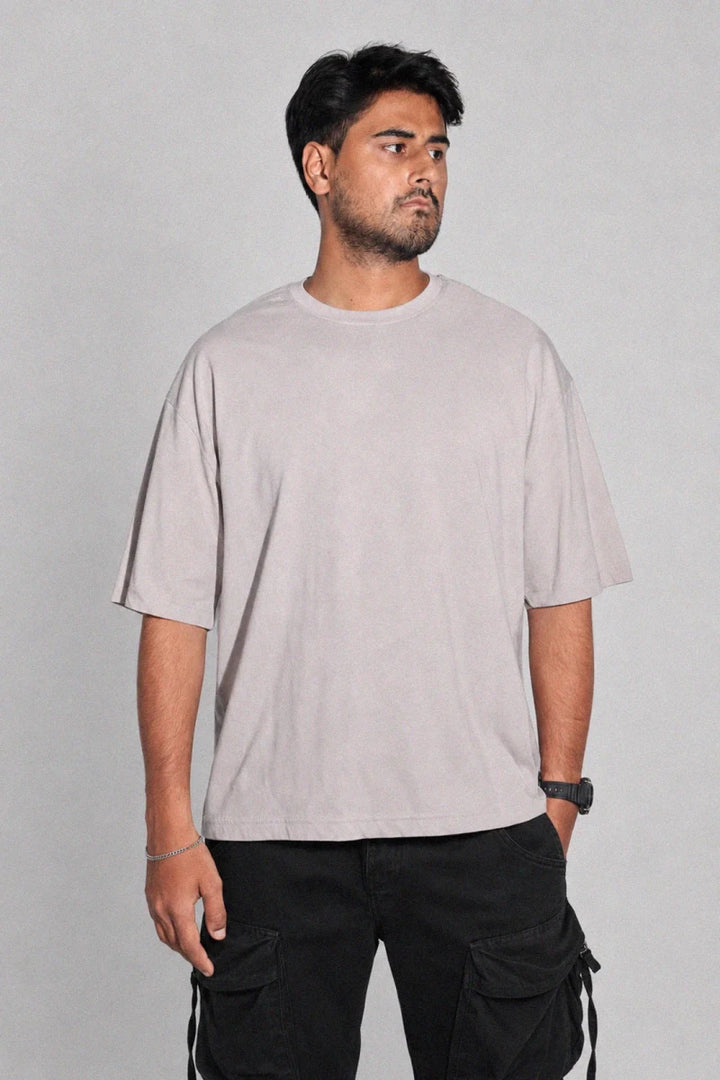 Oversized T Shirt - Dove - Savys Retail -