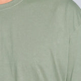 Oversized T Shirt - Olive - Savys Retail -
