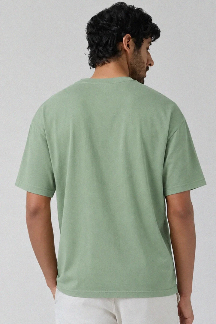 Oversized T Shirt - Olive - Savys Retail -