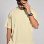 Oversized T Shirt - Pastel Yellow - Savys Retail -