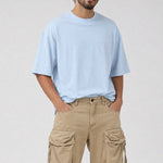 Oversized T Shirt - Sky Blue - Savys Retail -