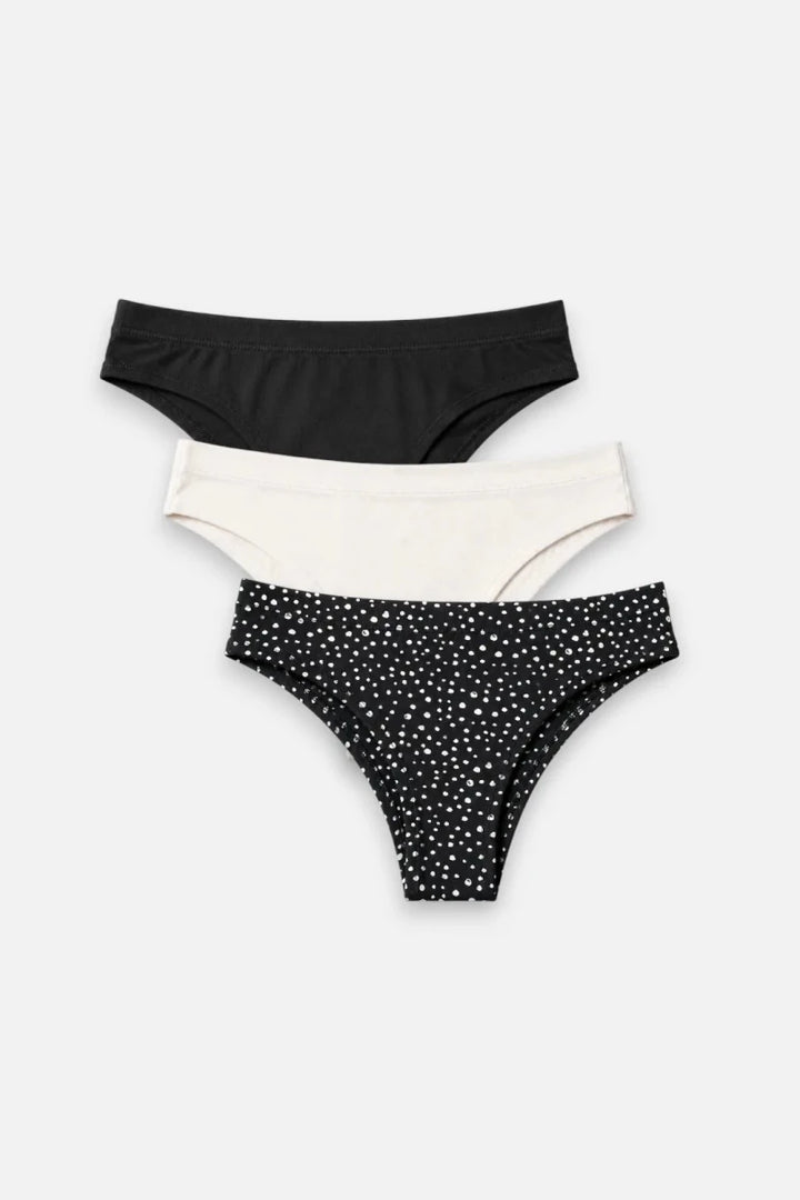 Panty (Pack of 3) - Black Pebble - Savys Retail - Panty