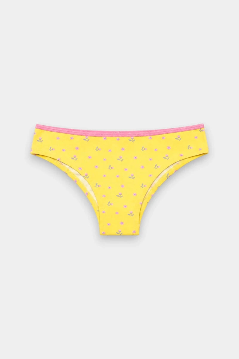 Panty (Pack of 3) - Floral Yellow - Savys Retail - Panty