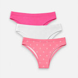 Panty (Pack of 3) - Pink Rossette - Savys Retail - Panty