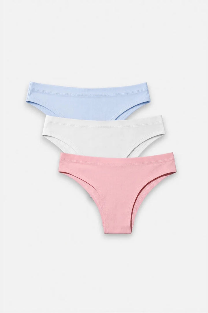 Panty (Pack of 3) - Pink White Blue - Savys Retail - Panty