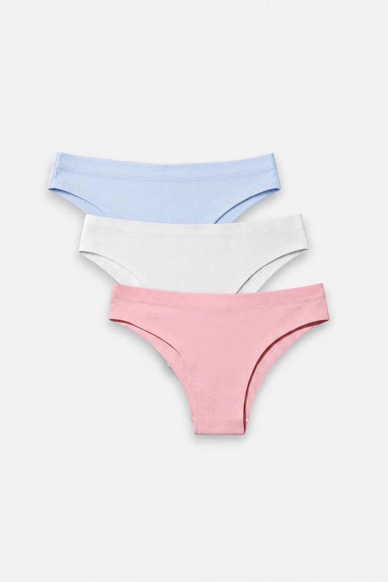 Panty (Pack of 3) - Pink White Blue - Savys Retail - Panty