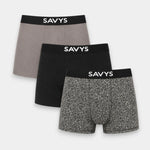 Printed Boxershort (Pack of 3) - Abstract Black - Savys Retail -