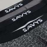 Printed Boxershort (Pack of 3) - Abstract Black - Savys Retail -