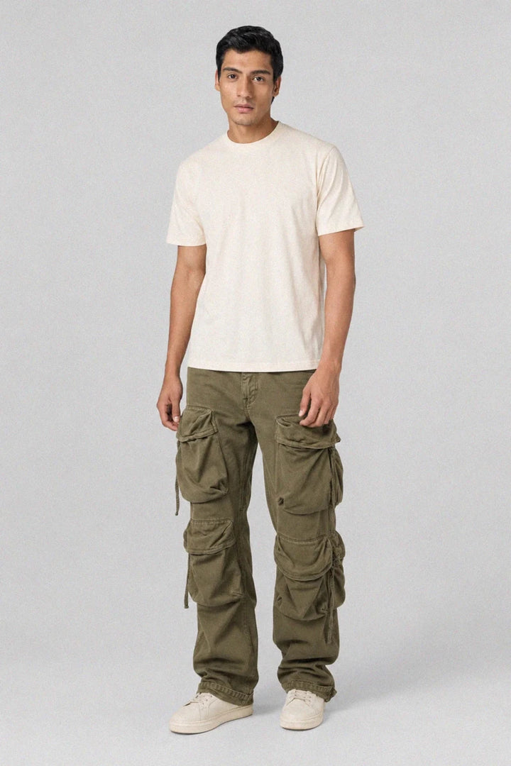 Regular Fit T Shirt - Antique White - Savys Retail -