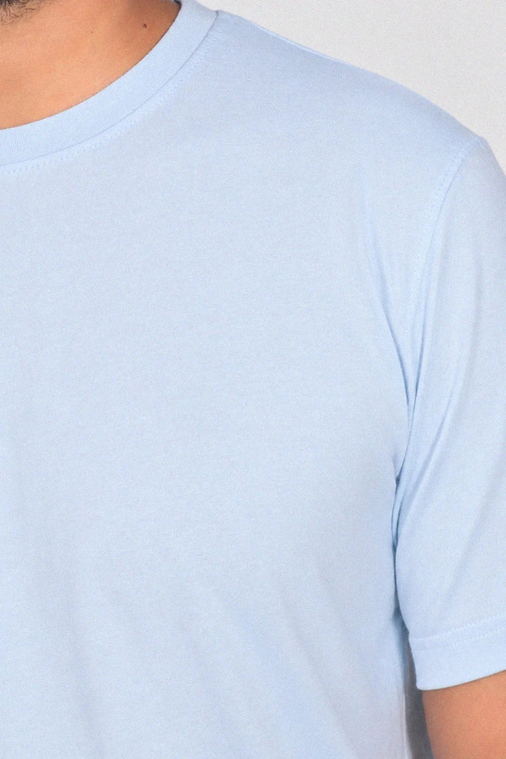 Regular Fit T Shirt - Sky Blue - Savys Retail -