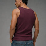 Rib Tank Top - Berry Wine - Savys Retail -