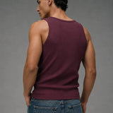 Rib Tank Top - Berry Wine - Savys Retail -