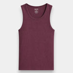 Rib Tank Top - Berry Wine - Savys Retail -