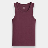 Rib Tank Top - Berry Wine - Savys Retail -