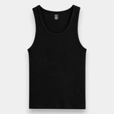 Rib Tank Top - Black - Savys Retail -