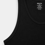 Rib Tank Top - Black - Savys Retail -
