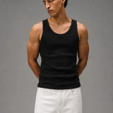 Rib Tank Top - Black - Savys Retail -