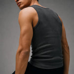 Rib Tank Top - Dark Grey - Savys Retail -