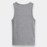 Rib Tank Top - Grey Melange - Savys Retail -