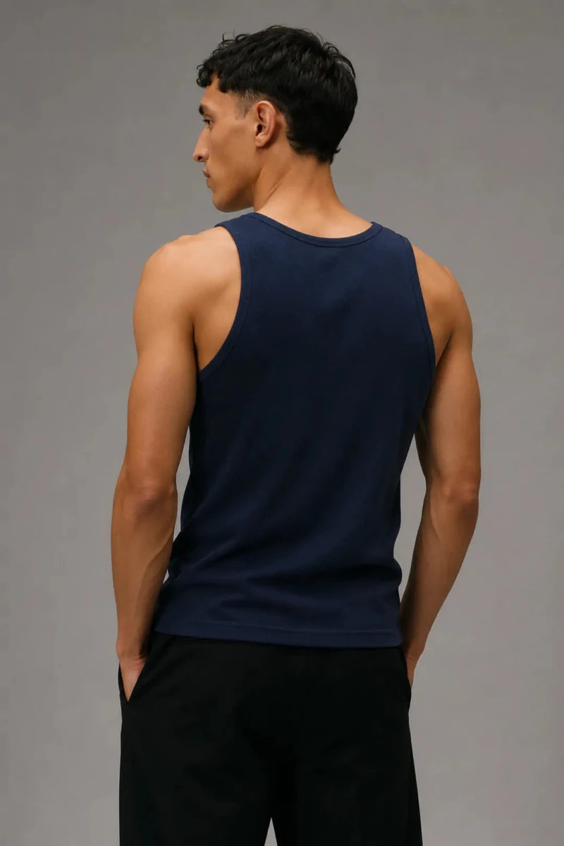 Rib Tank Top - Navy - Savys Retail -