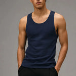 Rib Tank Top - Navy - Savys Retail -