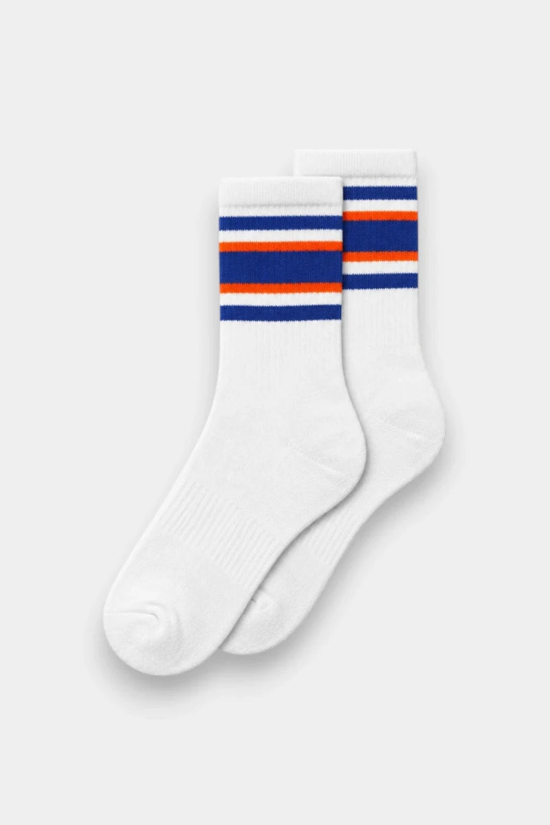 Sole Cushioned Varsity Crew Socks (1 Pair) – Blue Blaze - Savys Retail -