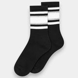 Sole Cushioned Varsity Crew Socks (1 Pair) – Midnight Black - Savys Retail -