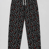 Straight Trouser - Black Diamond - Savys Retail - lounge wear